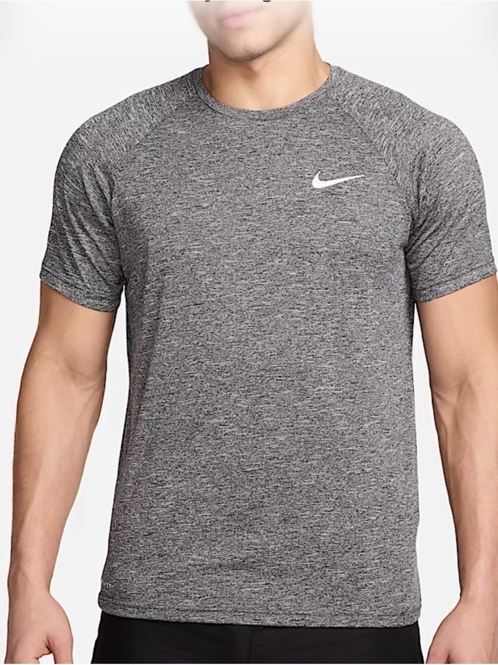 Nike Men’s Dri-FIT Heathered Gray Performance T-Shirt